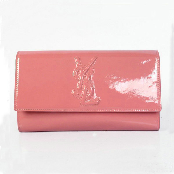 8223 Yves Saint Laurent Belle de Jour Patent Leather Wallet 8223